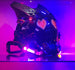Colorful side lamp