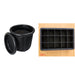 All black with cover set