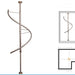 Coat hanger gold large