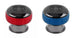 Blue and red